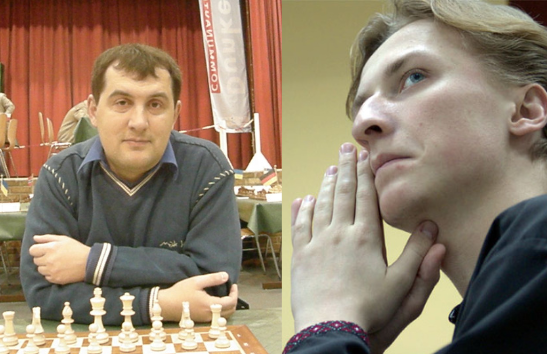 Turbo-Charge Your Tactics 2: The authors, IM Vladimir Alexandrovich Grabinsky (left), and GM Mykhaylo Volodymyrovych Oleksiyenko (right)