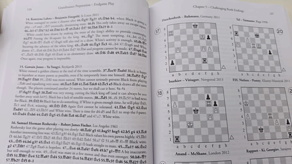 Exercises and solutions in Endgame play.