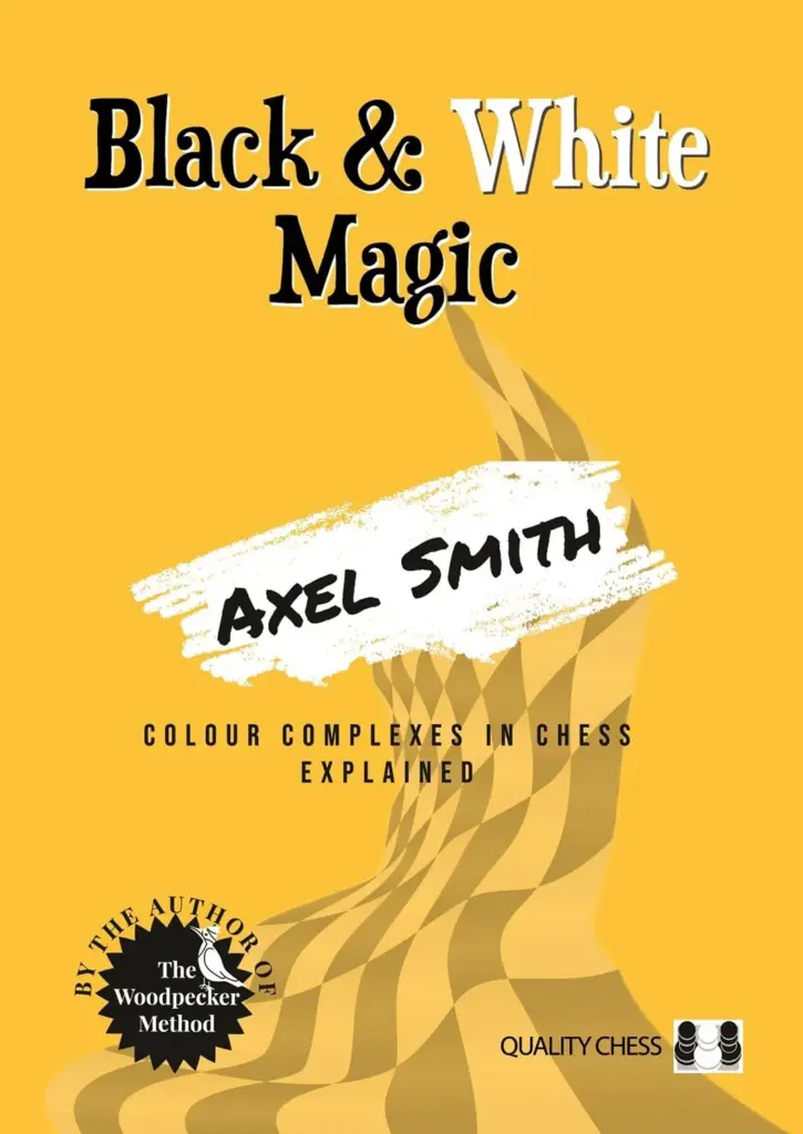 Book cover of "Black and White Magic " by Axel Smith, chess book review