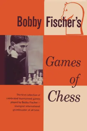 Book cover of "Bobby Fischer's Games of Chess" by Bobby Fischer, chess book review