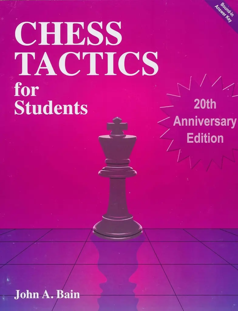 Book cover of "Chess Tactics for Students" by John A. Bain, chess book review