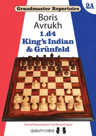 Book cover of "Grandmaster Repertoire 2A: 1.d4 King's Indian and Grünfeld" by Boris Avrukh, chess book review