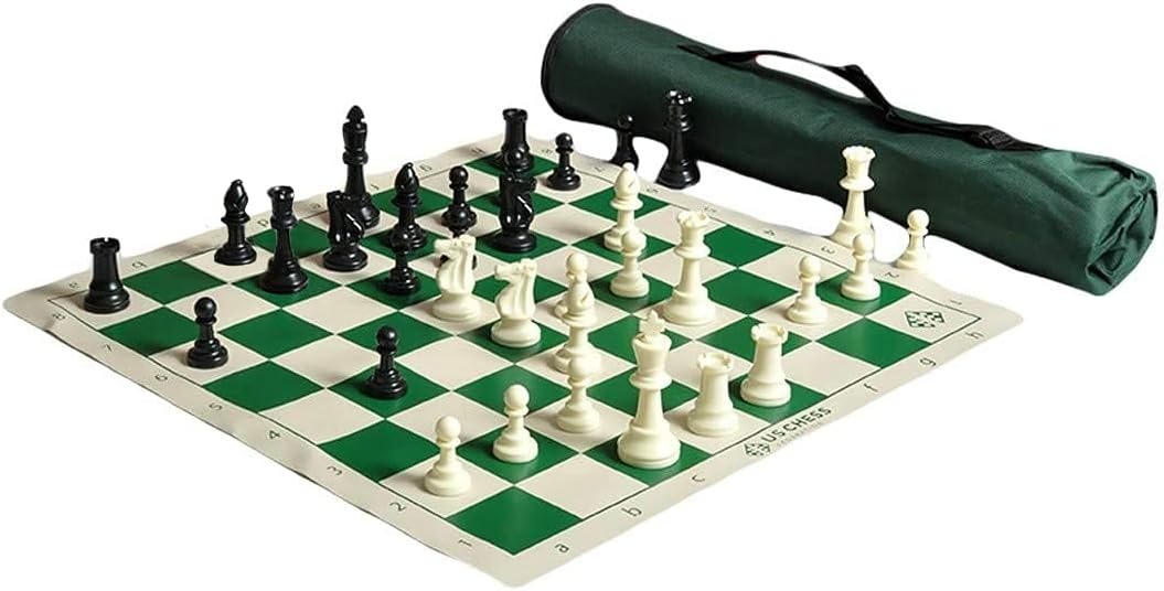Best Christmas Gifts for Chess Players in 2025: This is a standard set, with a high-quality board that remains flat!