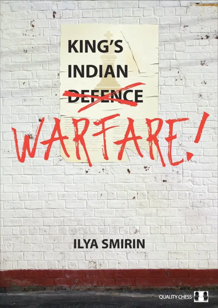 Book cover of "King's Indian Warfare" by Ilya Smirin, chess book review