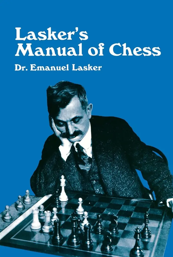 Book cover of "Lasker's Manual of Chess" by Emanuel Lasker, chess book review