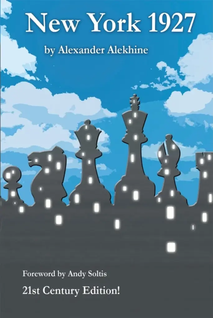 Book cover of "New York 1927" by Alexander Alekhine, chess book review