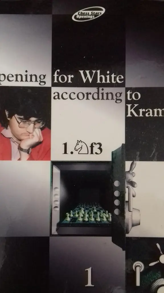 Book cover of "Opening for White According to Kramnik 1.Nf3, Volume 1" by Alexander Khalifman, chess book review