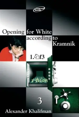 Book cover of "Opening For White According To Kramnik 1.Nf3, Volume 3" by Alexander Khalifman, chess book review