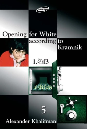 Book cover of "Opening For White According To Kramnik 1.Nf3, Volume 5" by Alexander Khalifman, chess book review