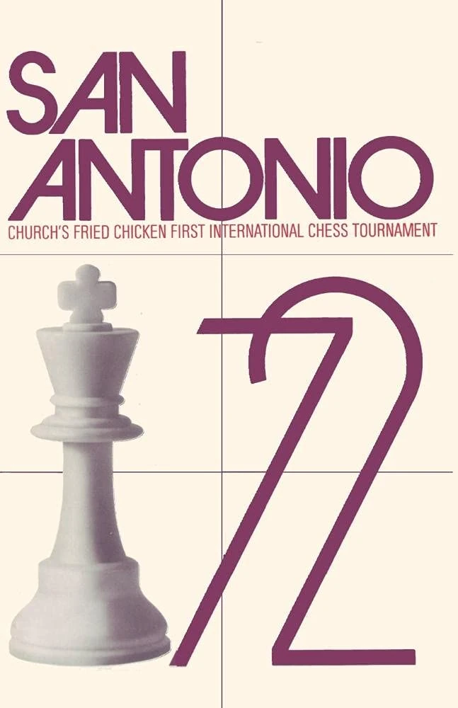 Book cover of "San Antonio, 1972" by Bent Larsen, chess book review