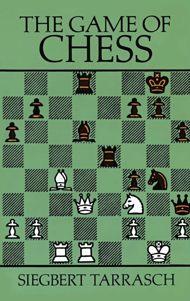 Book cover of "The Game of Chess" by Siegbert Tarrasch, chess book review