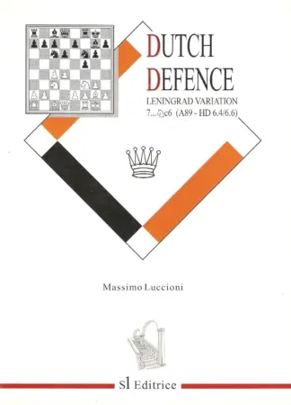 Book cover of "Dutch Defense Leningrad Variation" by Massimo Luccioni, chess book review