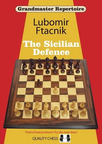Book cover of "Grandmaser Repertoire: The Sicilian Defence" by Lubomir Ftacnik, chess book review