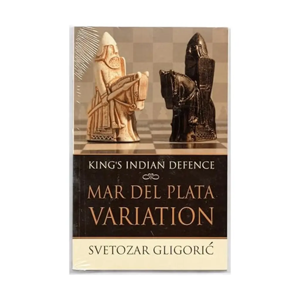 Book cover of "King's Indian Defence: Mar Del Plata Variation" by Svetozar Gligoric, chess book review