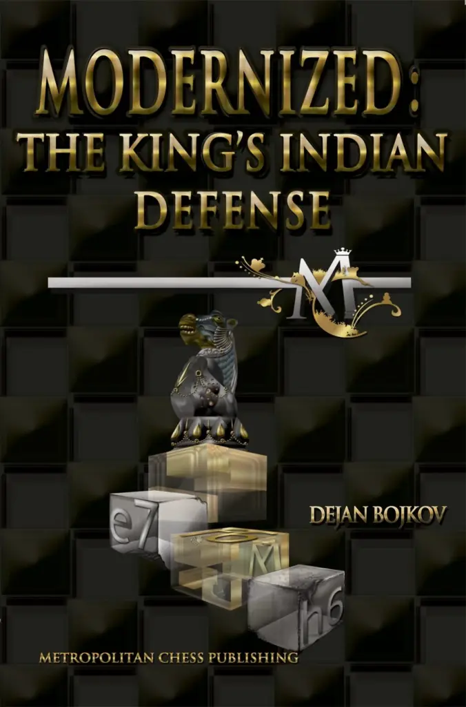 Book cover of "Modernized: The King's Indian Defense" by Dejan Bojkov, chess book review