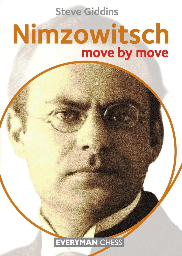 Book cover of "Nimzowitsch: Move by Move" by Steve Giddins, chess book review