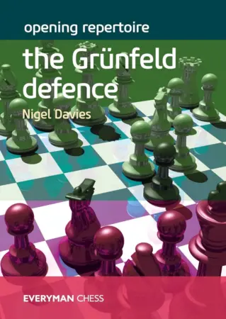 Book cover of "Opening Repertoire: The Grünfeld Defence" by Nigel Davies, chess book review