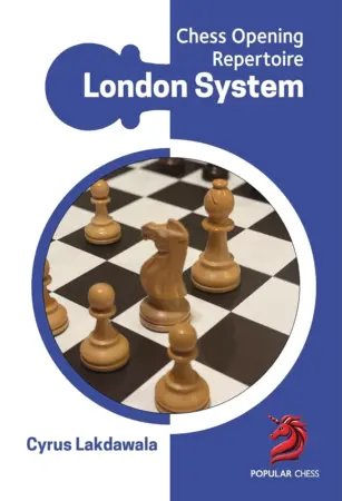 Book cover of "Opening Repertoire: The London System" by Cyrus Lakdawala, chess book review