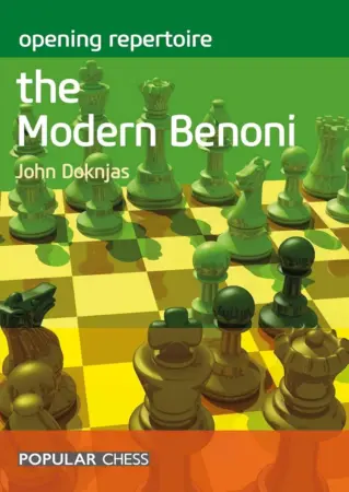 Book cover of "Opening Repertoire: The Modern Benoni" by John Doknjas, chess book review