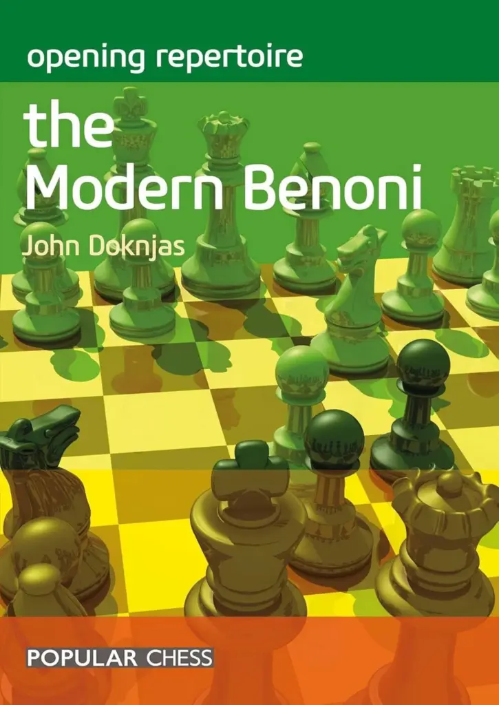 Book cover of "Opening Repertoire: The Modern Benoni" by John Doknjas, chess book review