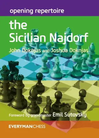 Book cover of "Opening Repertoire: The Sicilian Najdorf" by John Doknjas, chess book review