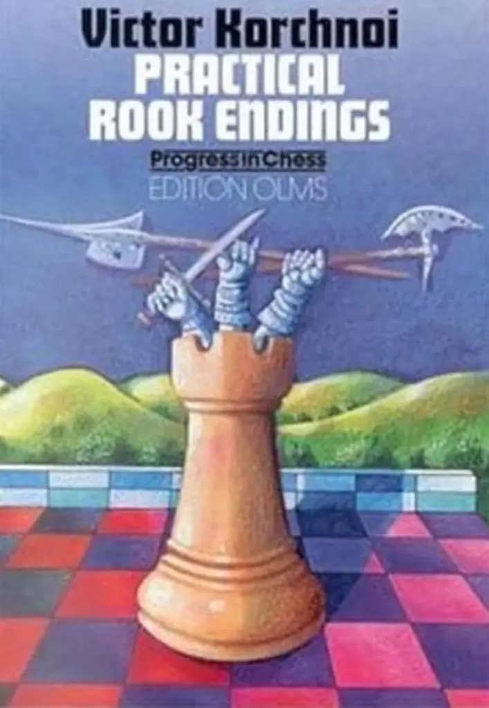 Book cover of "Practical Rook Endings" by Victor Korchnoi, chess book review