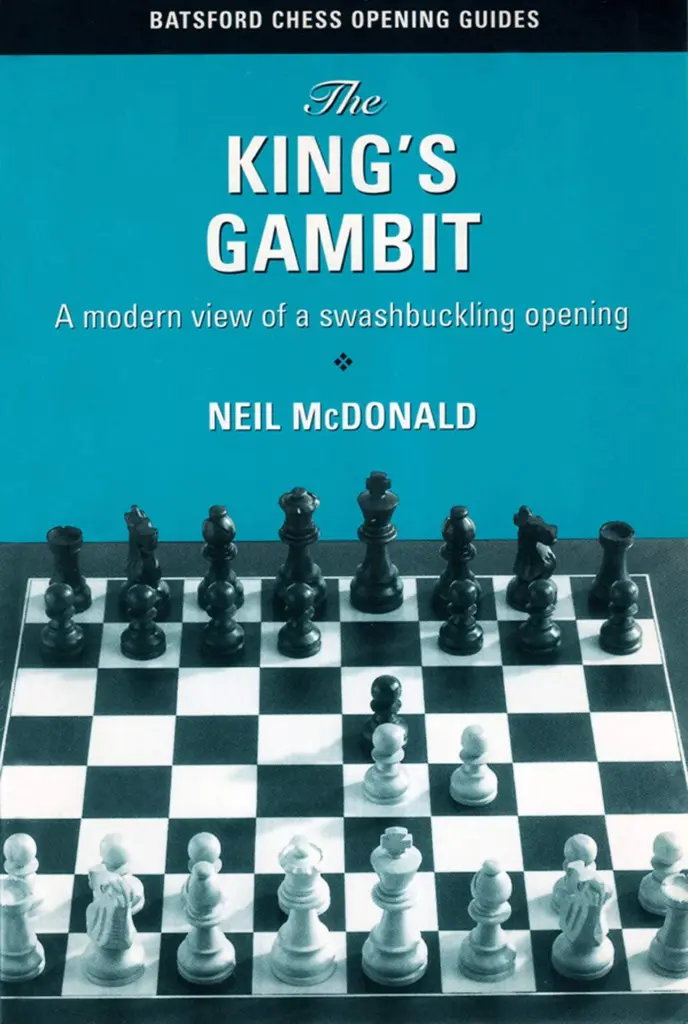 Book cover of "The King’s Gambit: A modern view of a swashbuckling opening" by Neil McDonald, chess book review