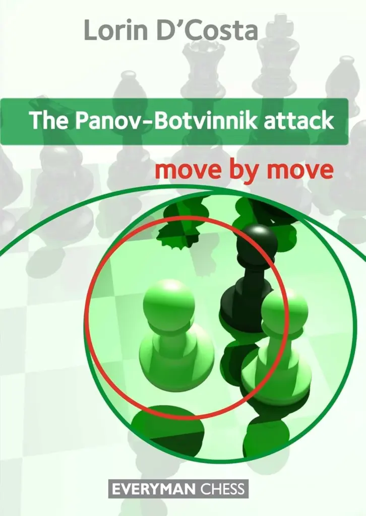 Book cover of "The Panov-Botvinnik Attack" by Lorin D'Costa, chess book review