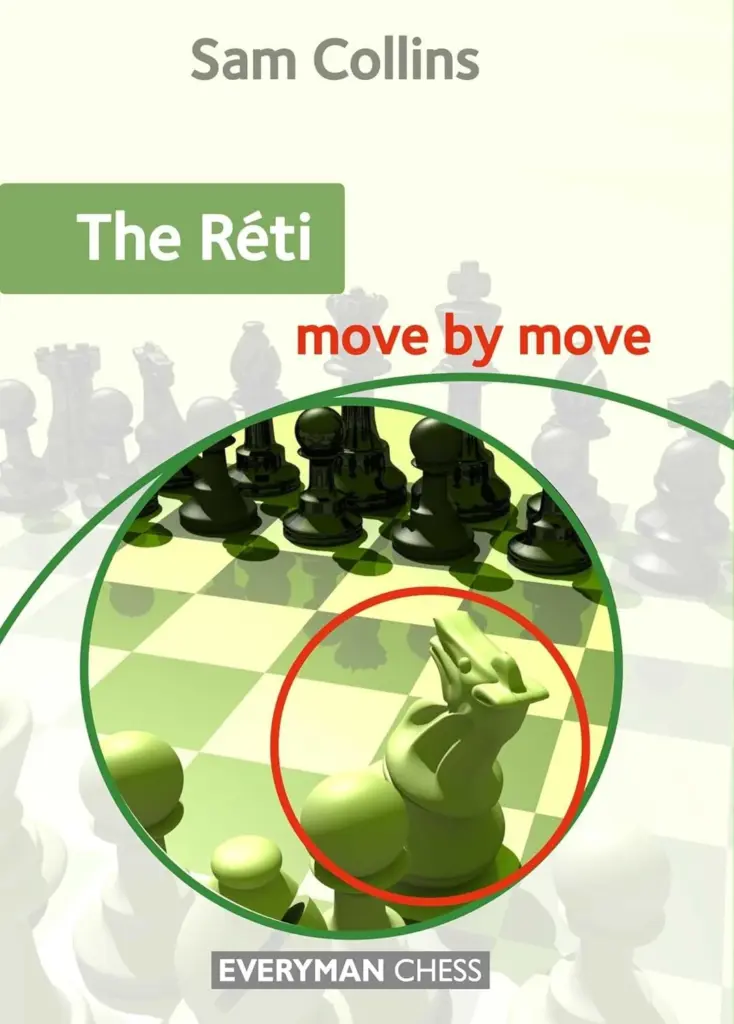 Book cover of "The Réti: Move by Move" by Sam Collins, chess book review