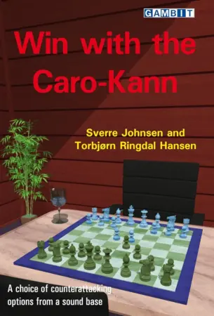 Book cover of "Win with the Caro-Kann" by Sverre Johnsen, chess book review