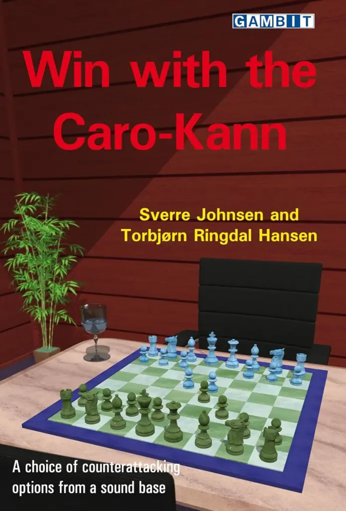 Book cover of "Win with the Caro-Kann" by Sverre Johnsen, chess book review