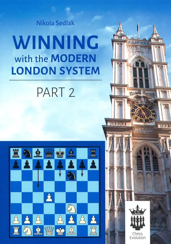 Book cover of "Winning With the Modern London System, Part 2" by Nikola Sedlak, chess book review