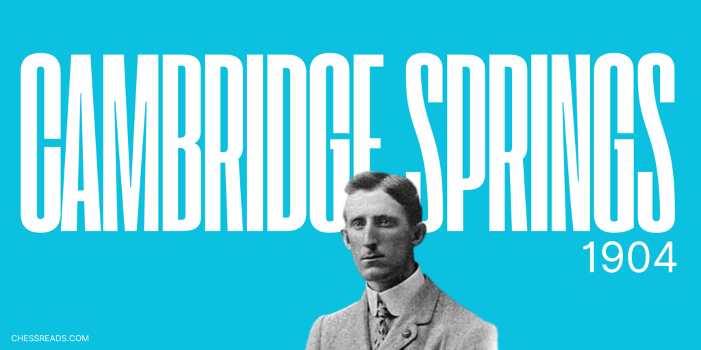 Cambridge Springs 1904 was the first elite chess tournament in America. The book uses annotations by many players and chess authors as well as original text.