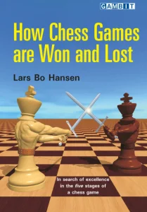 Book cover of "How Chess Games are Won and Lost" by Lars Bo Hansen, chess book review