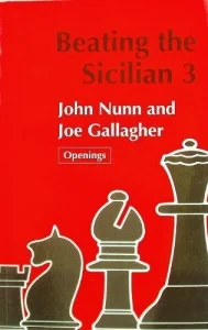 Book cover of "Beating the Sicilian 3" by John Nunn, Joe Gallagher, chess book review