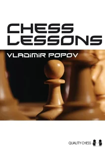 Book cover of "Chess Lessons" by Vladimir Popov, chess book review
