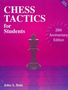 Book cover of "Chess Tactics for Students" by John A. Bain, chess book review