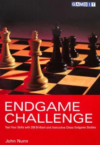 Book cover of "Endgame Challenge" by John Nunn, chess book review