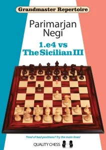 Book cover of "Grandmaster Repertoire: 1.e4 vs The Sicilian 3" by Parimarjan Negi, chess book review