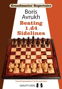 Book cover of "Grandmaster Repertoire: Beating 1.d4 Sidelines" by Boris Avrukh, chess book review