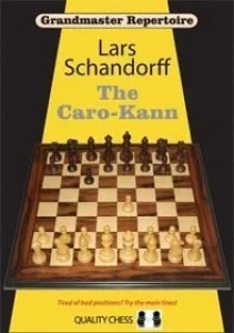 Book cover of "Grandmaster Repertoire: The Caro-Kann" by Lars Schandorff, chess book review