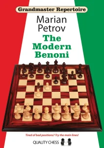 Book cover of "Grandmaster Repertoire: The Modern Benoni" by Marian Petrov, chess book review