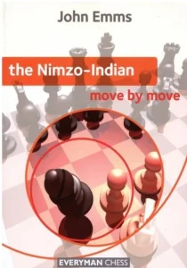 Book cover of "Nimzo-Indian: Move by Move" by John Emms, chess book review