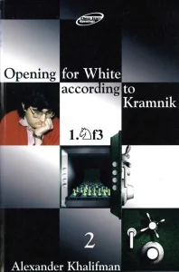 Book cover of "Opening For White According To Kramnik 1.Nf3, Volume 2" by Alexander Khalifman, chess book review