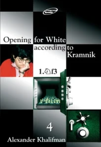 Book cover of "Opening For White According To Kramnik 1.Nf3, Volume 4" by Alexander Khalifman, chess book review