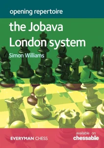 Book cover of "Opening Repertoire: the Jobava System" by Simon Williams, chess book review