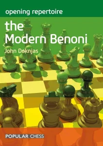 Book cover of "Opening Repertoire: The Modern Benoni" by John Doknjas, chess book review