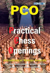 PCO: Practical Chess Openings by Martyn Kravtsiv – Chess Book Review Book cover of