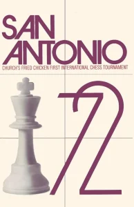 Book cover of "San Antonio, 1972" by Bent Larsen, chess book review