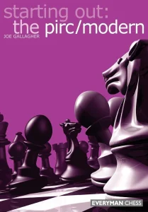 Book cover of "Starting Out: The Pirc/Modern" by Joe Gallagher, chess book review